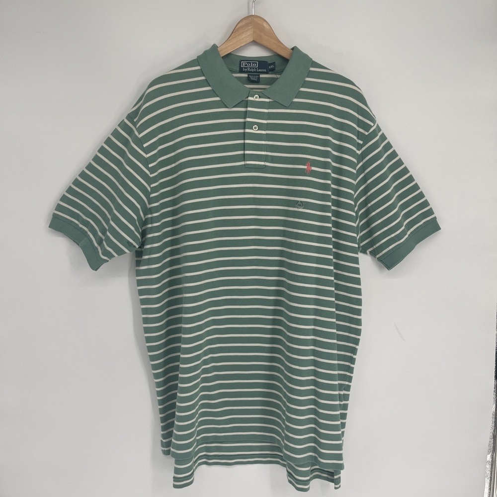 NWT Vintage 80s Polo Ralph Lauren Shirt Men's XXL With Original Tags Cotton READ